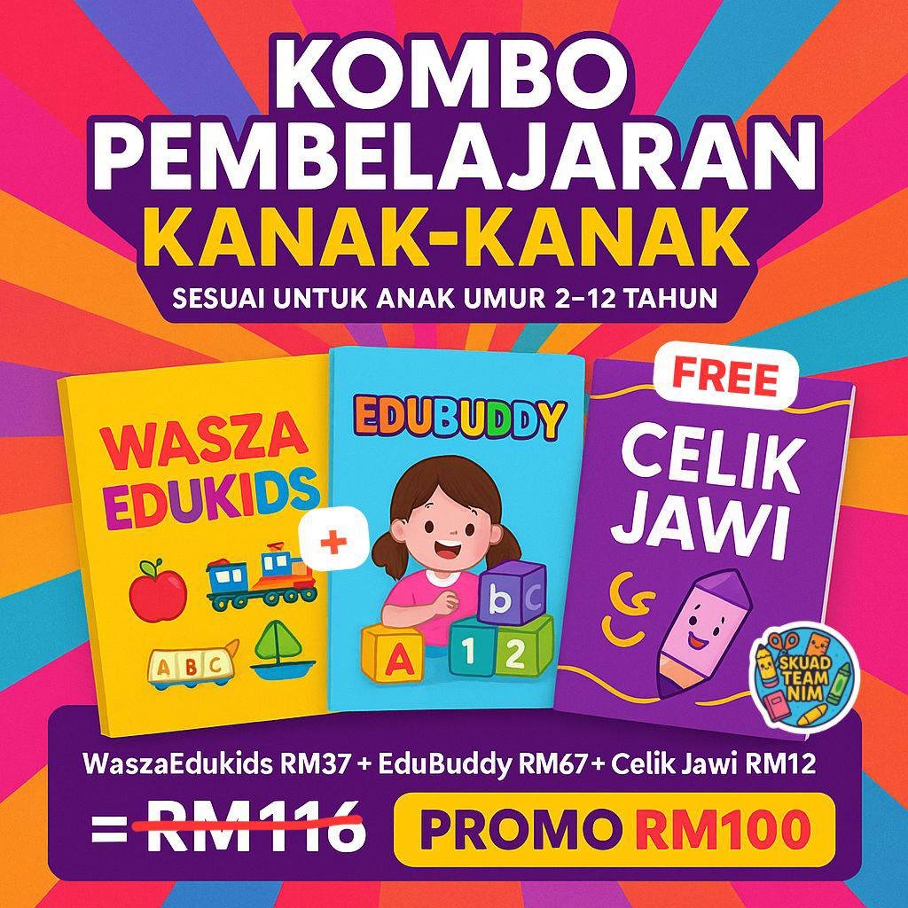 Combo Wasza + Edubuddy + CelikJawi
